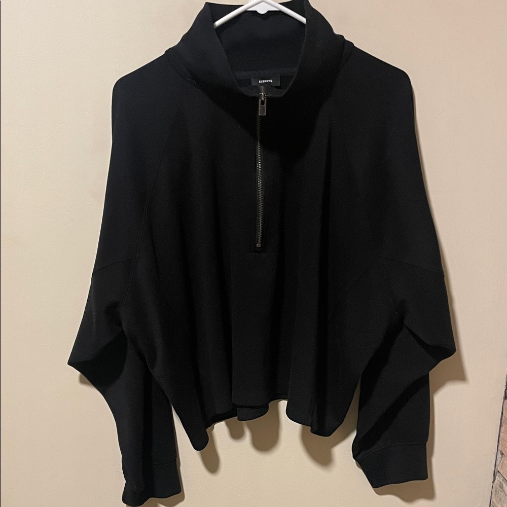Express Half Zip Shorter length sweatshirt